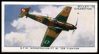 10 B.F.W. Messerschmitt Bf. 109 Fighter
